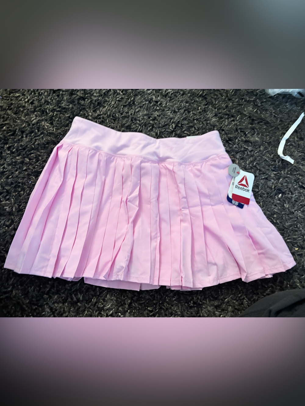 Reebok Women's Pink Pleated Tennis Skort